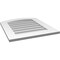 Ekena Millwork Arch Top Surface Mount PVC Gable Vent: Functional, w/ 3-1/2"W x 1"P Standard Frame, 22"W x 26"H GVPAR22X2601SF - alternate 2